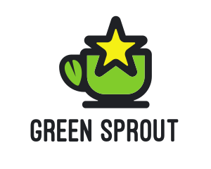 Star Green Tea logo design