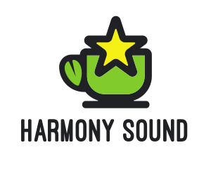 Star Green Tea logo design