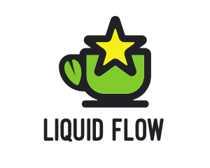 Star Green Tea logo design