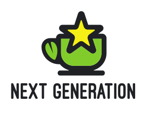 Star Green Tea logo design