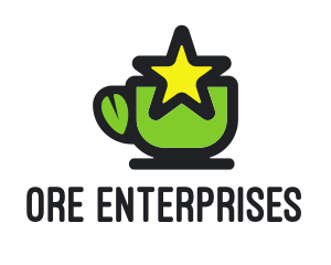 Star Green Tea logo design