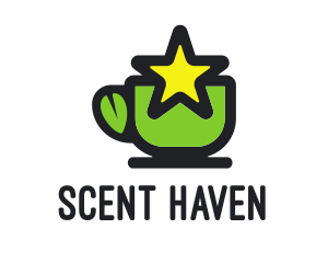 Star Green Tea logo design