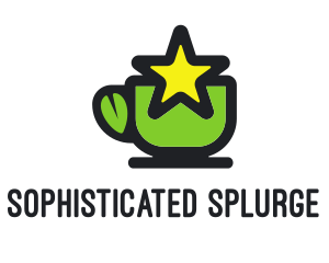 Star Green Tea logo design