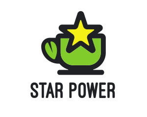 Star Green Tea logo design