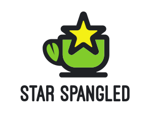 Star Green Tea logo design