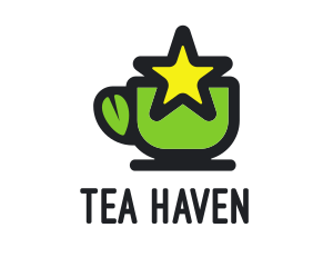 Star Green Tea logo design