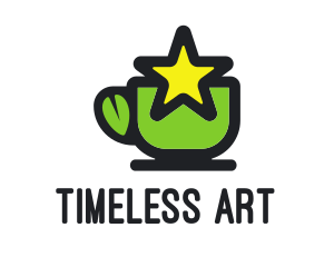 Star Green Tea logo design