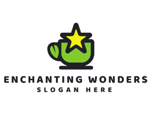 Star Green Tea logo design