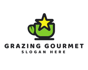 Star Green Tea logo design