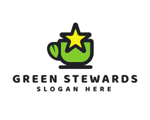 Star Green Tea logo design