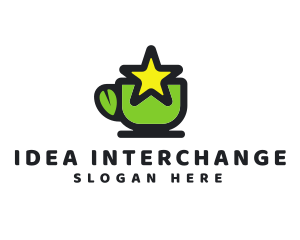 Star Green Tea logo design