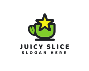 Star Green Tea logo design