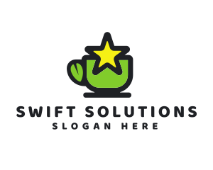 Star Green Tea logo design