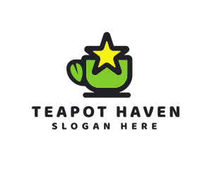 Star Green Tea logo design