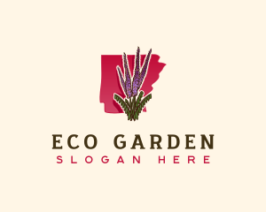 Ouachita Leadplant Flower logo design