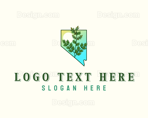 Nevada Sagebrush Plant Logo