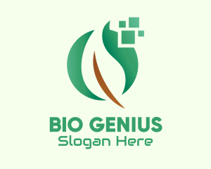 Green Eco Bio Tech Company logo design