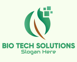 Green Eco Bio Tech Company logo design