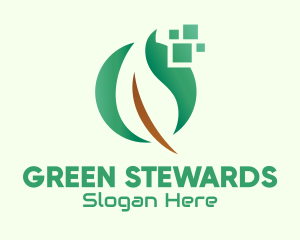 Green Eco Bio Tech Company logo design