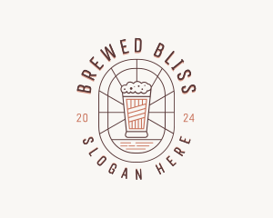 Pint Glass Brewery logo design