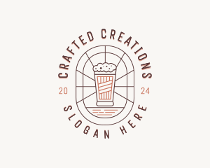 Pint Glass Brewery logo design