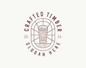 Pint Glass Brewery logo design