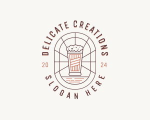 Pint Glass Brewery logo design