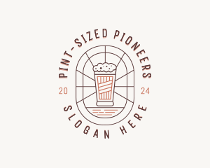 Pint Glass Brewery logo design