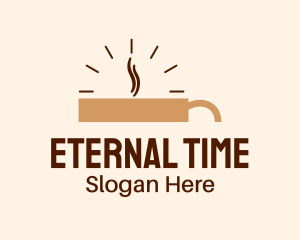 Brown Coffee Time logo design