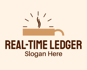 Brown Coffee Time logo design