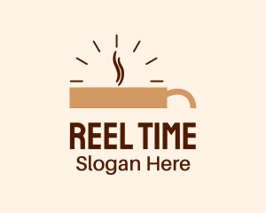 Brown Coffee Time logo design