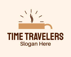 Brown Coffee Time logo design