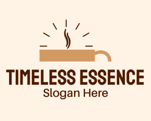 Brown Coffee Time logo design