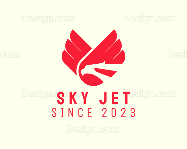 Flying Eagle Wings Logo