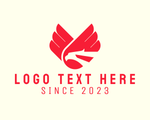 Feathers - Flying Eagle Wings logo design