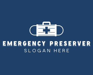 Medical Face Mask Emergency Kit logo design