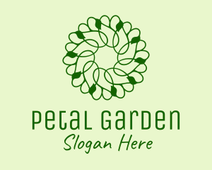 Green Vines Pattern  Logo