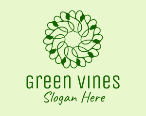 Green Vines Pattern  logo