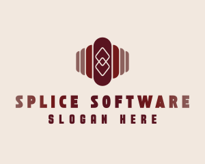 Tech Spliced Oval logo