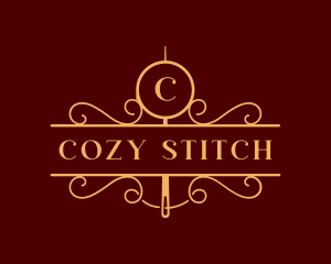 Luxury Needle Thread logo design