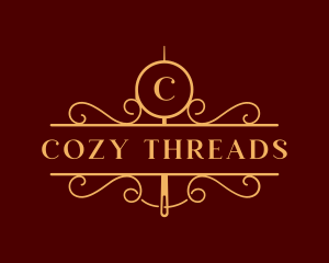 Luxury Needle Thread logo design