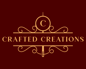 Luxury Needle Thread logo design