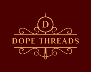 Luxury Needle Thread logo design