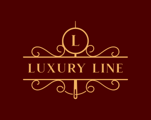 Luxury Needle Thread logo design