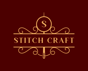 Luxury Needle Thread logo design