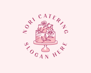 Sweet Floral Cake logo design