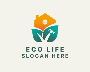 Eco Home Repair logo design