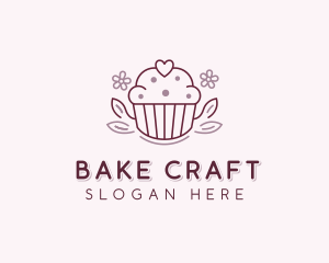 Lovely Cupcake Bakery logo design