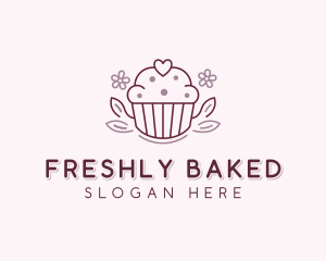 Lovely Cupcake Bakery logo design