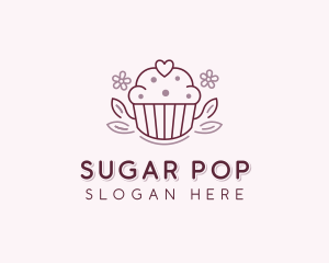 Lovely Cupcake Bakery logo design